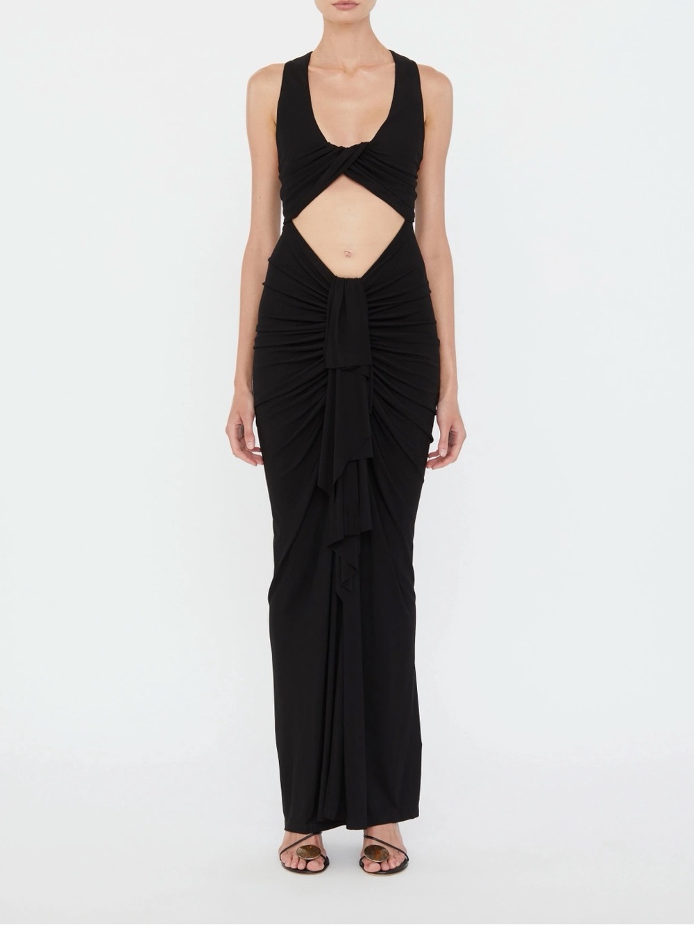 Christopher Esber Vivenda Drape Front Dress
